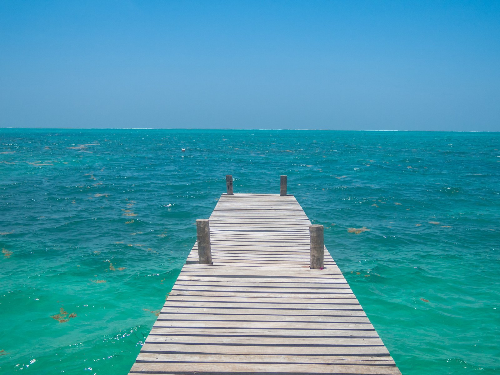 Beautiful Pier in Caye Caulker, Belize