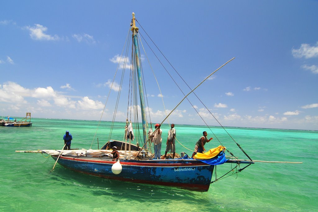 Fishing off the coast of Ambergris Caye, Belize